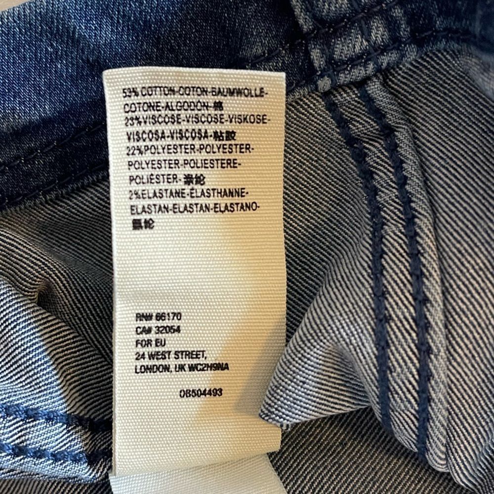 Free People Modern Femme Denim Mini Skirt in Faded Indigo | SZ 4 - Picture 12 of 14